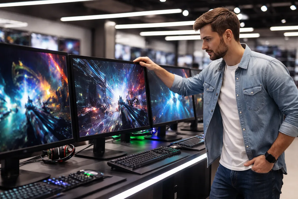 Comment choisir un écran pour le gaming dans un magasin