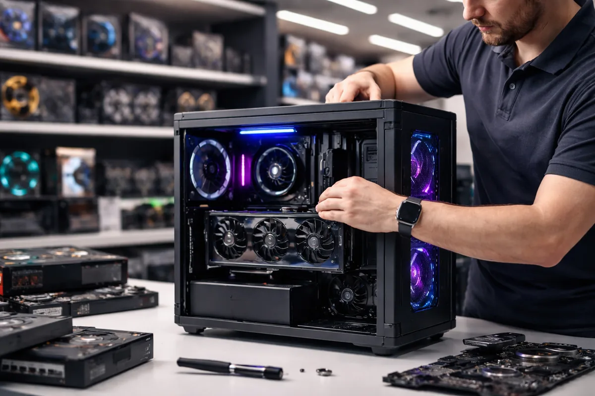 Combien de temps pour assembler un PC dans un magasin spécialisé