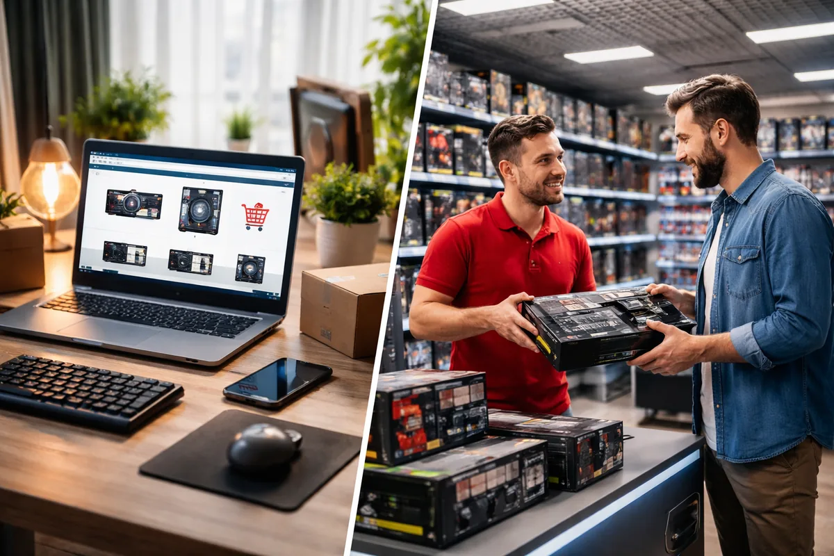 Faut-il acheter des composants en ligne ou dans un magasin local